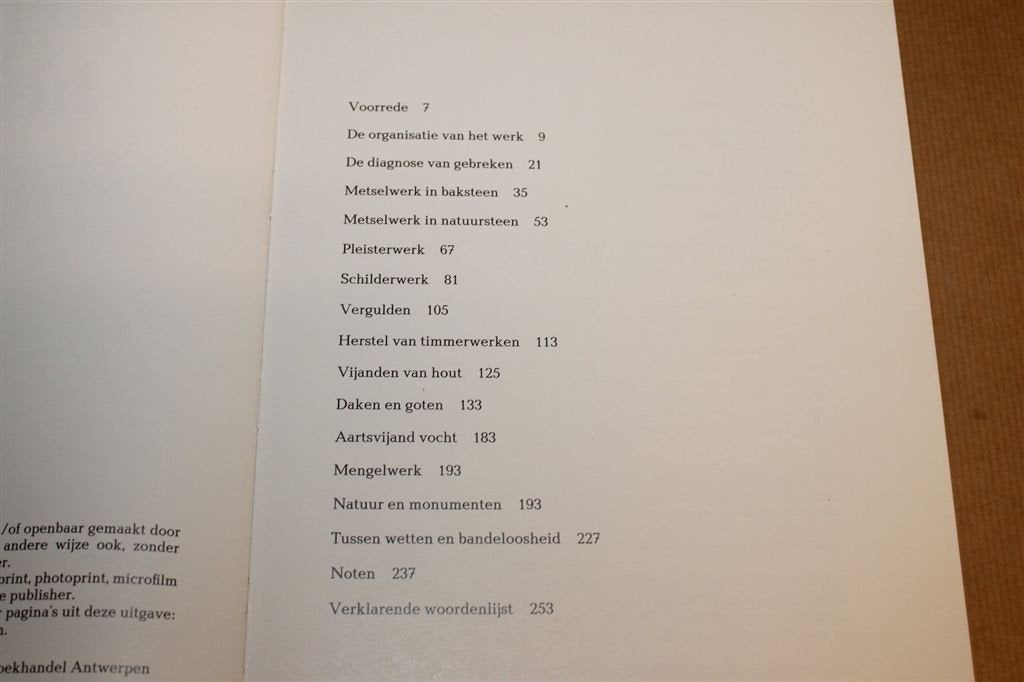 Behoud en Herstel — Restauratietechnieken en Monumentenzorg, Boeken, Ophalen of Verzenden, Gelezen, Architecten