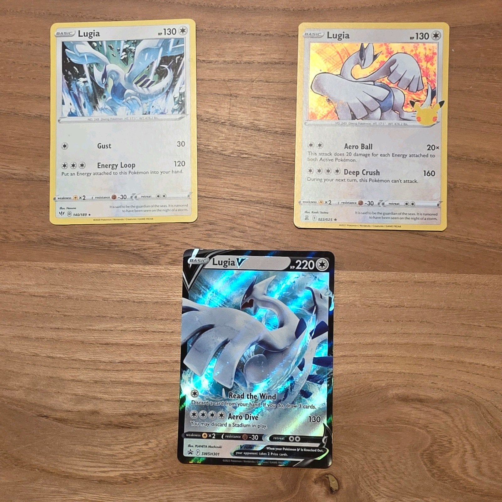 Lugia pokemon kaarten set, Ophalen of Verzenden, Meerdere kaarten