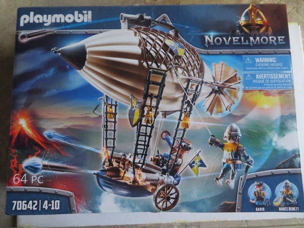 PLAYMOBIL NOVELMORE -- DARIOS ZEPPELIN -- 70642, Ophalen of Verzenden