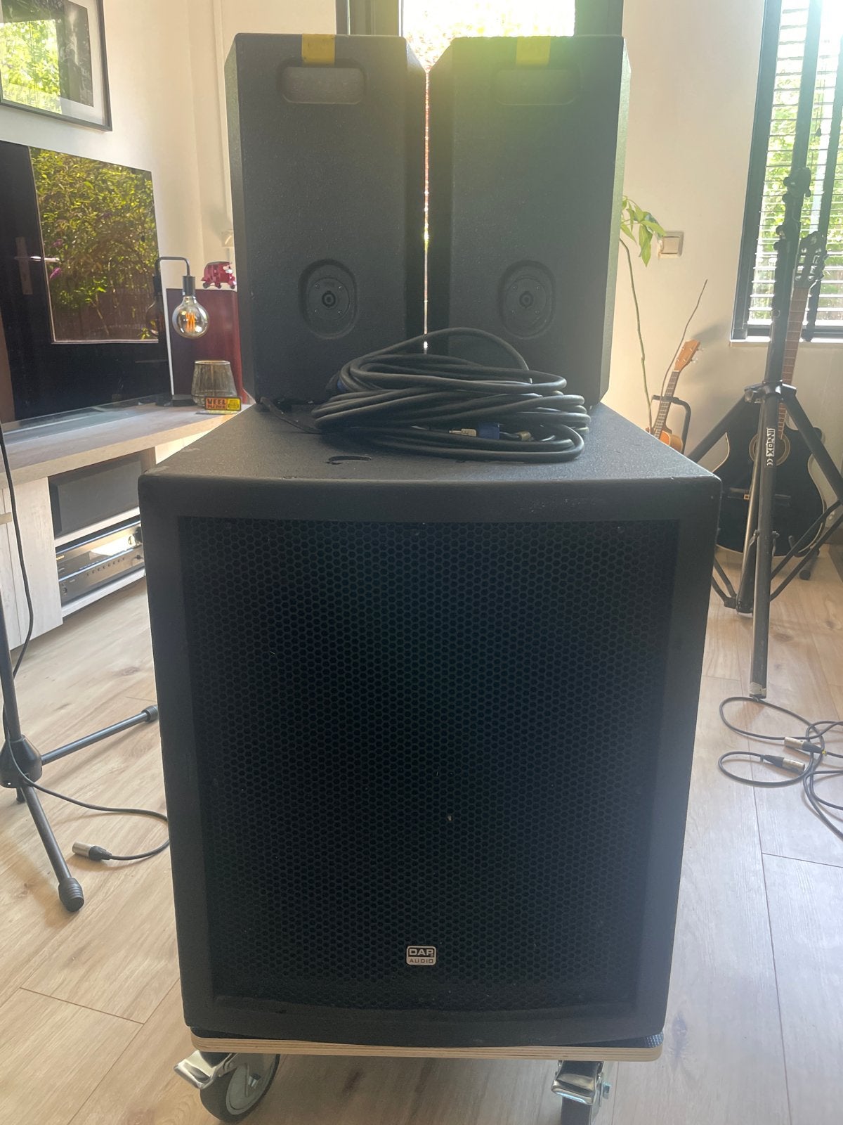 DAP Clubmate II geluidsset, Gebruikt, Complete surroundset, 120 watt of meer, Ophalen