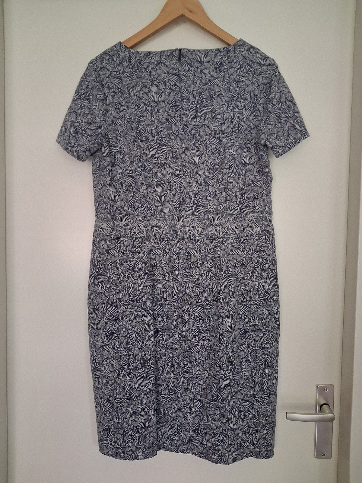 Corel jurk met voering, maat 40, Blauw, Ophalen of Verzenden, Knielengte, Gedragen