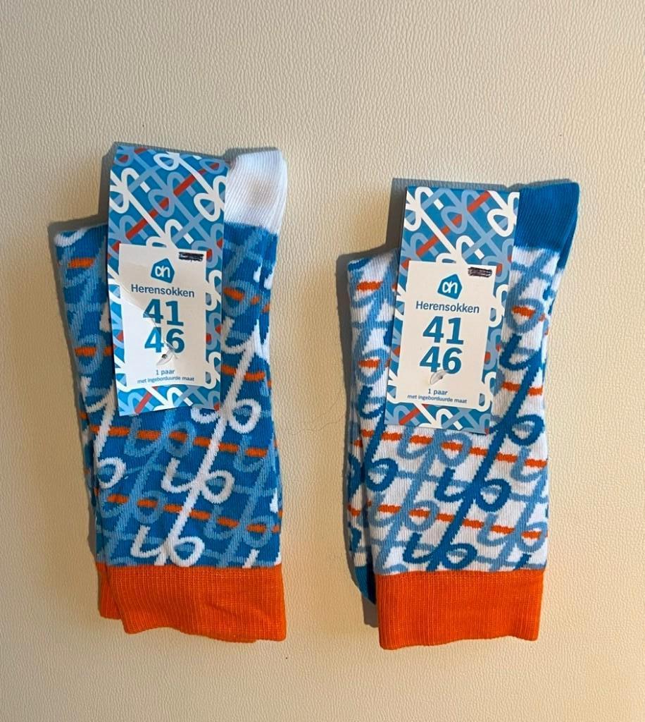 Albert Heijn sokken, nieuw, maat 41/46 € 7,50 per paar., Albert Heijn, Blauw, Ophalen of Verzenden, Nieuw