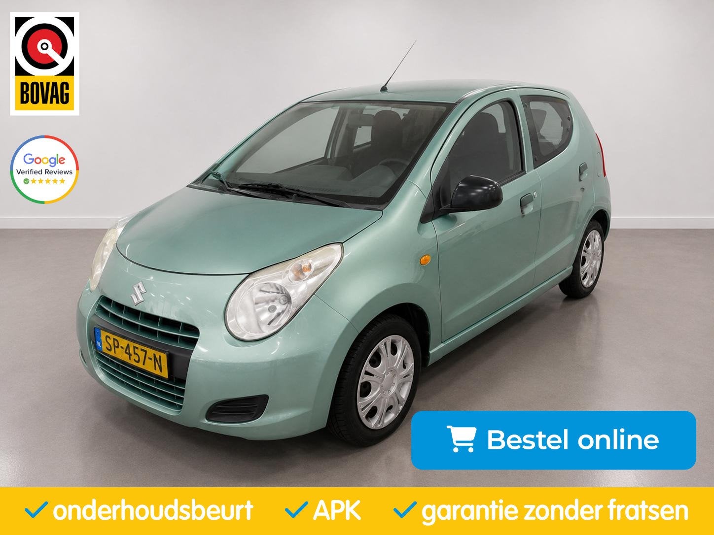 Suzuki Alto 1.0 Airco|Centrale vergrendeling|Metallic|Rijkla, Voorwielaandrijving, Euro 5, Stof, Gebruikt