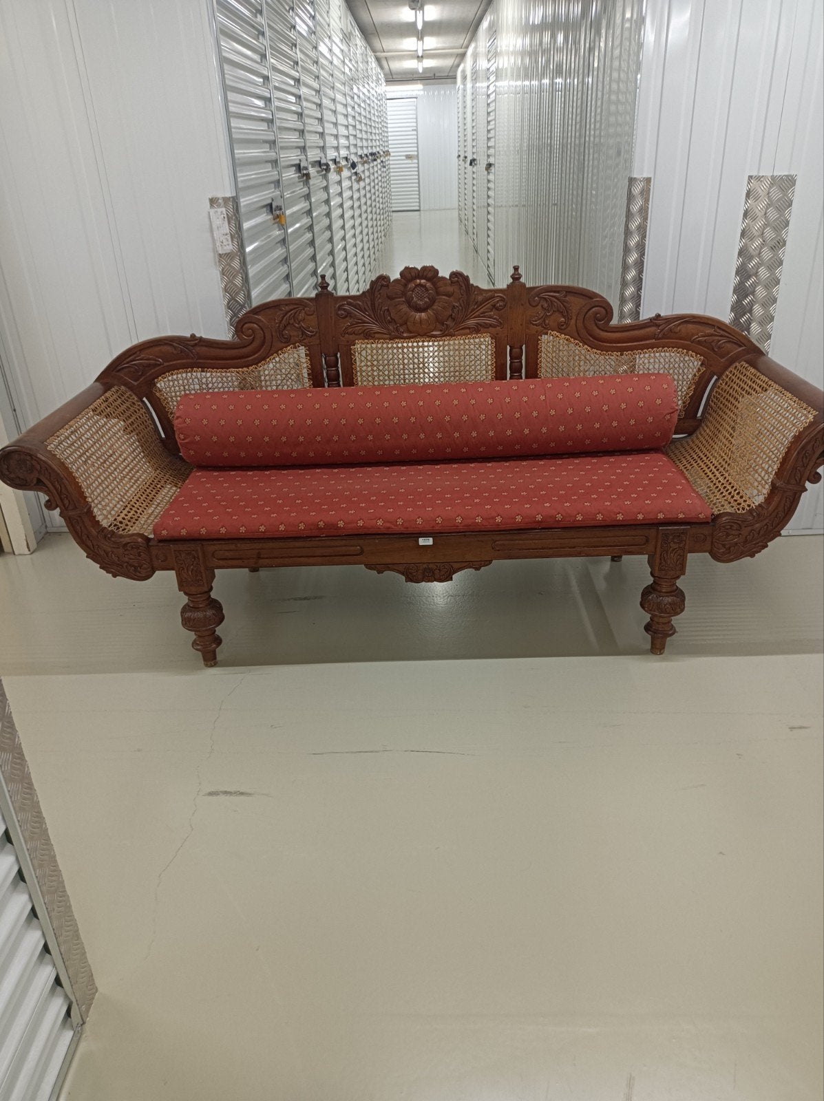 Indonesisch dagbed,2.4 m 1.05, 0.7. mahonie, zithoogte 0.45, Antiek en Kunst, Ophalen
