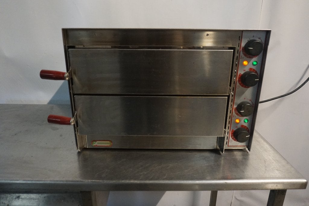 Pizza oven met 2 kamers | 2 x pizzaoven, Tuin en Terras, Ophalen, Gebruikt