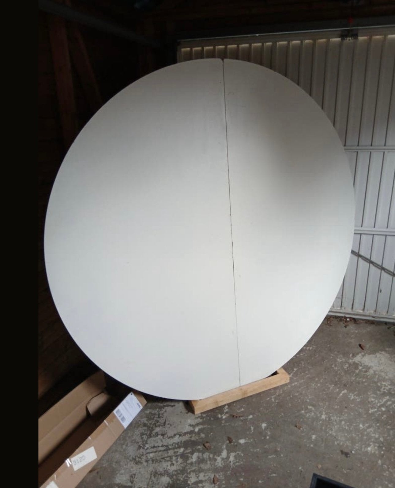 Houten backdrop (inklapbaar), Ophalen, Gebruikt, Versiering