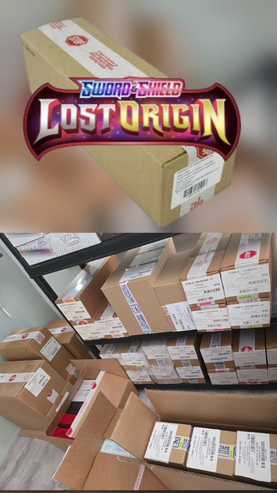 Lost Origin Booster Box Case Sealed (6 x BB) USA versie