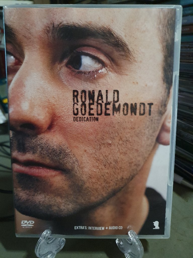 Ronald Goedemondt - Dedication (DVD + CD), Alle leeftijden, Ophalen, Zo goed als nieuw, Stand-up of Theatershow