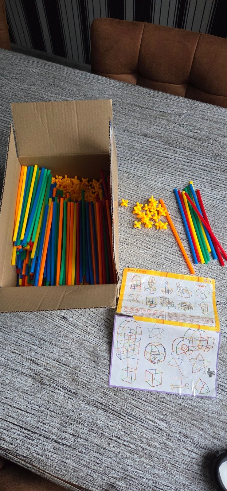 Bouwrietjes - Creatief Bouwspeelgoed, Ophalen of Verzenden, Gebruikt, Overige merken
