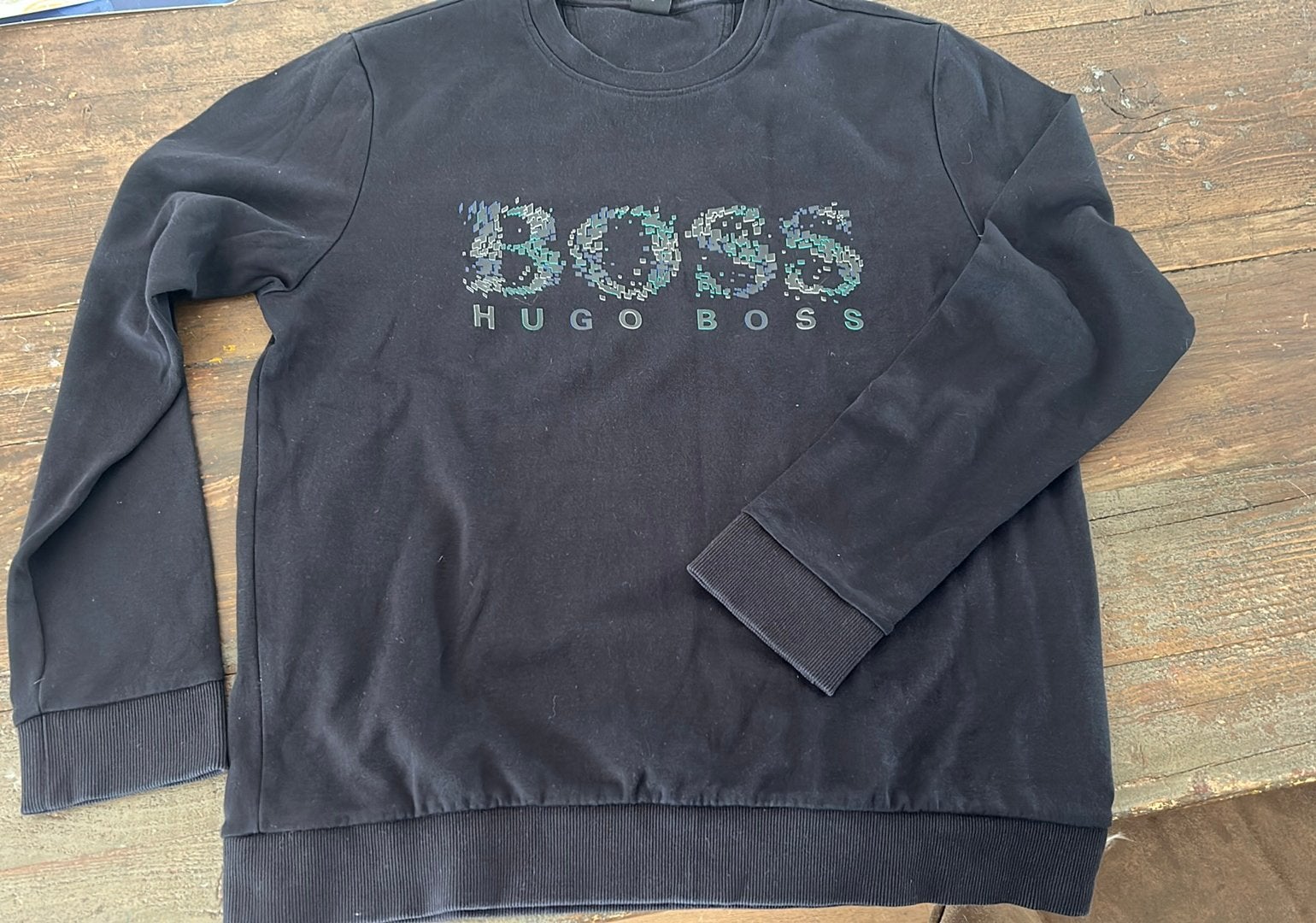Hugo Boss sweater zwart xl trui heren zgan, Ophalen of Verzenden, Zo goed als nieuw, Maat 56/58 (XL), Zwart