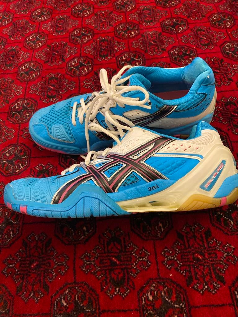 ASICS Sportschoenen - Maat 40.5 - Zo goed als nieuw, Ophalen of Verzenden, Zo goed als nieuw, Blauw, Sportschoenen