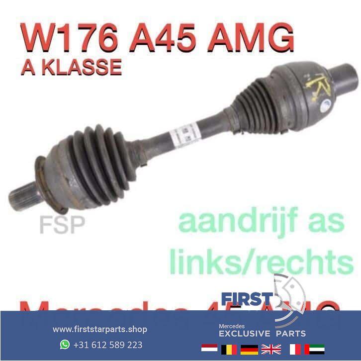 W176 A45 AMG steek as aandrijfas links rechts MB A Klasse 45, Auto-onderdelen, Transmissie en Toebehoren, Gebruikt, -, Ophalen of Verzenden