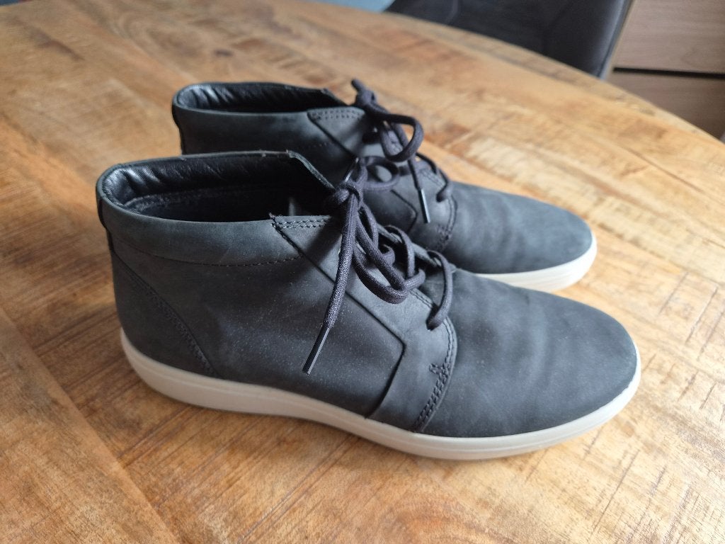 ECCO heren hoge nette schoenen zwart maat 42, Ecco, Zwart, Boots, Ophalen of Verzenden