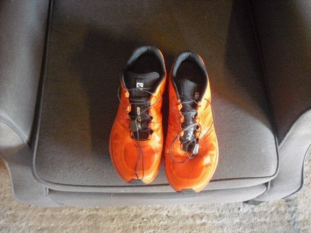 schoenen, Ophalen of Verzenden, Zo goed als nieuw, Oranje, Sneakers of Gympen