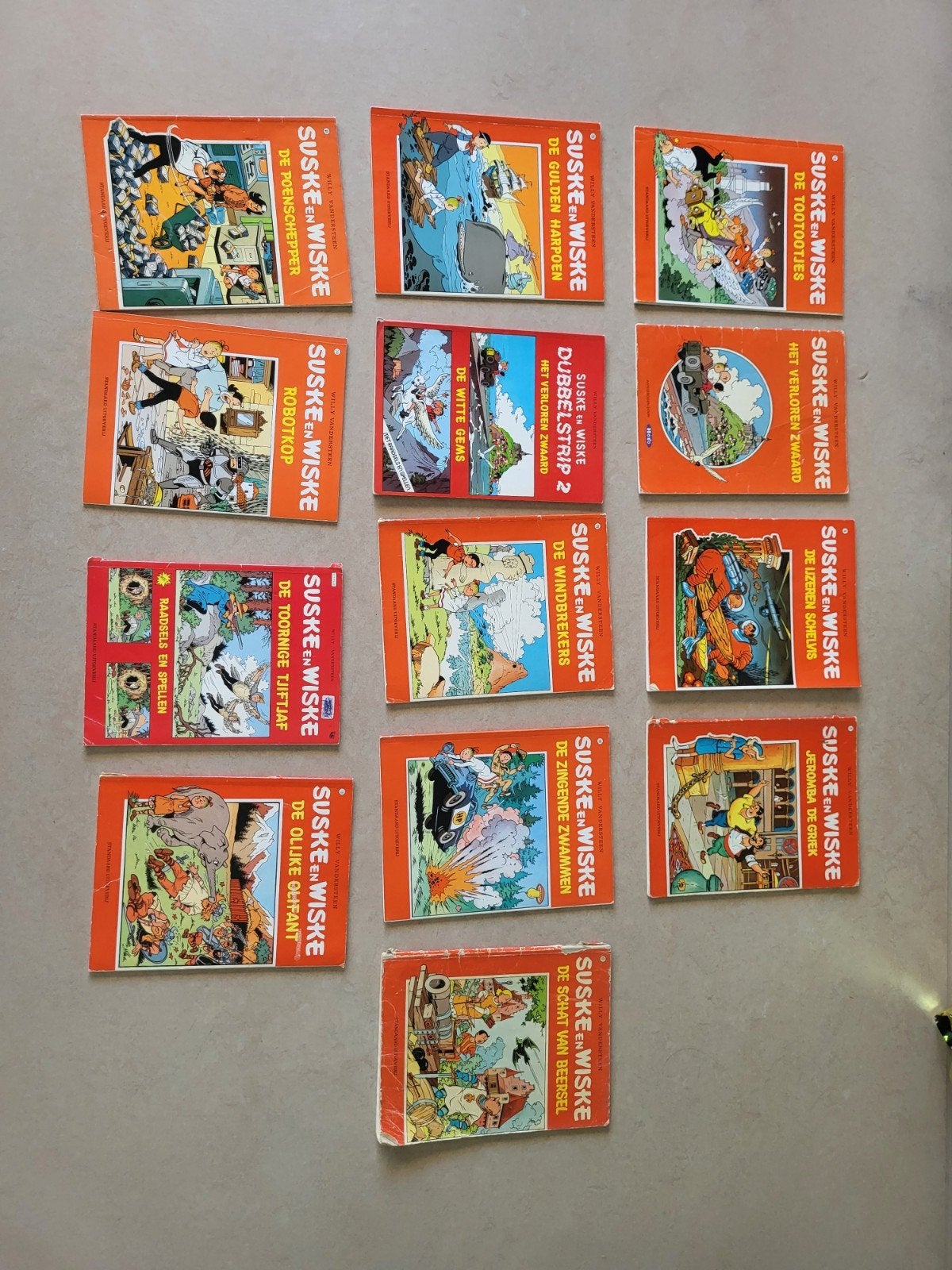Grote collectie Suske en Wiske stripboeken, Meerdere stripboeken, Ophalen of Verzenden, Gelezen