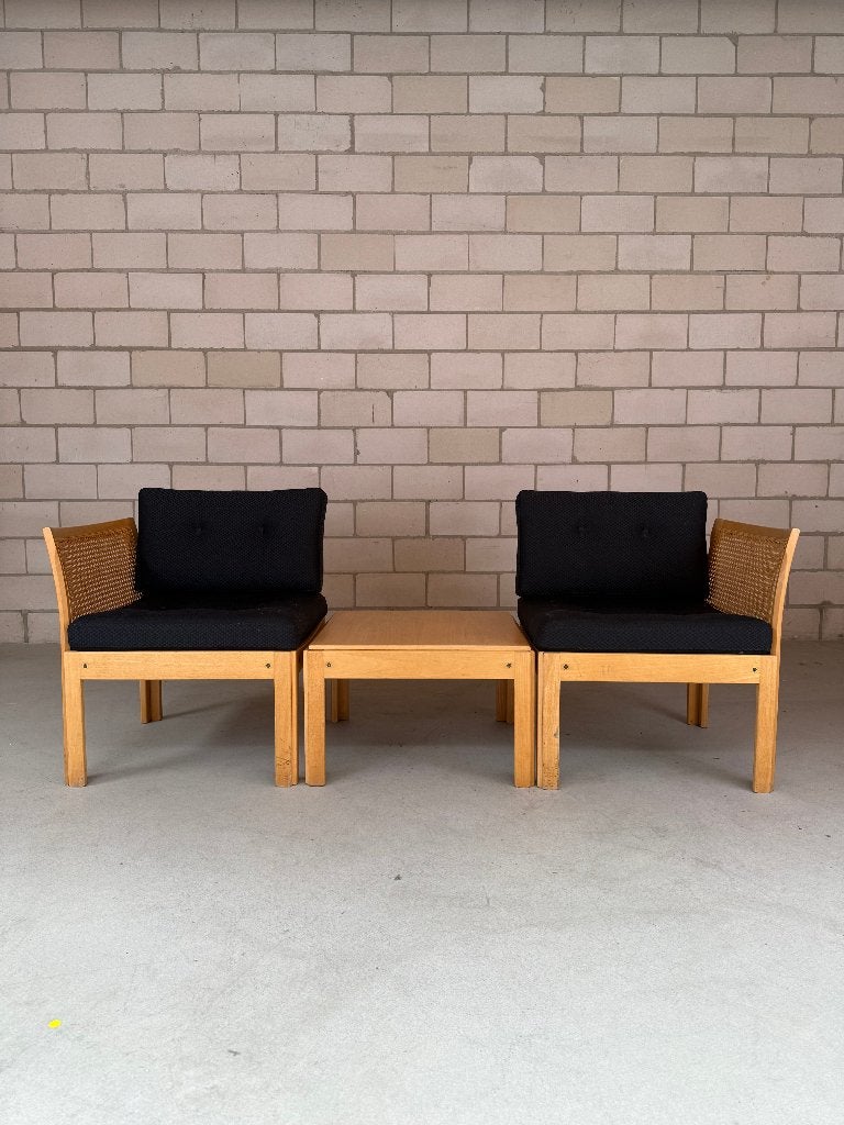 Vintage Plexus modular set by Illum Wikkelsø, Huis en Inrichting, Fauteuils, Ophalen, Gebruikt, Minder dan 75 cm, Vintage