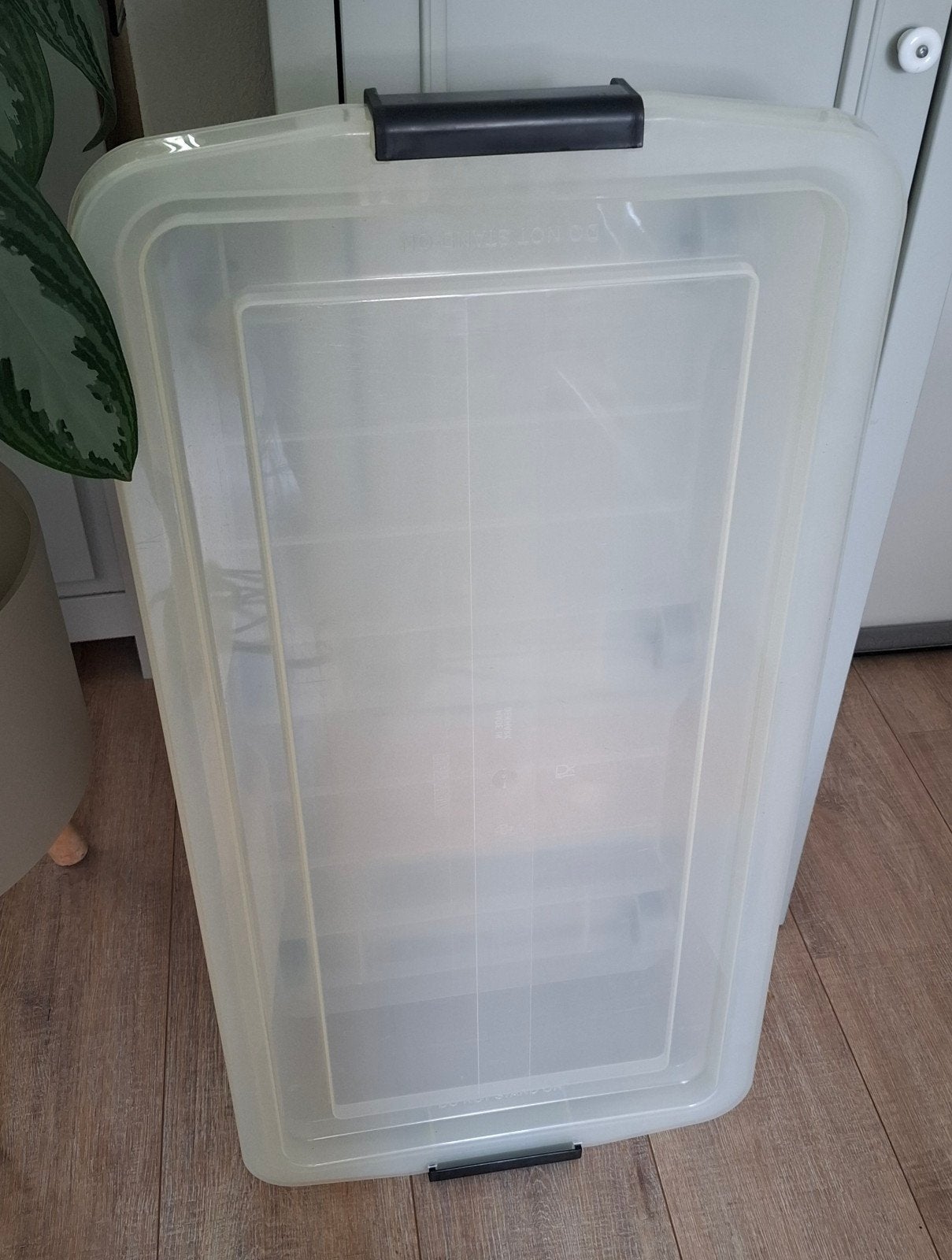 Onder bed box op wielen, Doe-het-zelf en Verbouw, Ophalen, Gebruikt