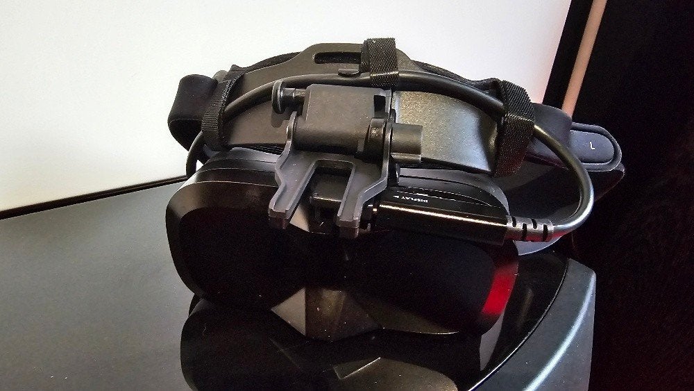 T.K een Meganex8k met 5 meter optical kabel extra usb dongle, Spelcomputers en Games, Virtual Reality, Zo goed als nieuw, Pc, Ophalen of Verzenden
