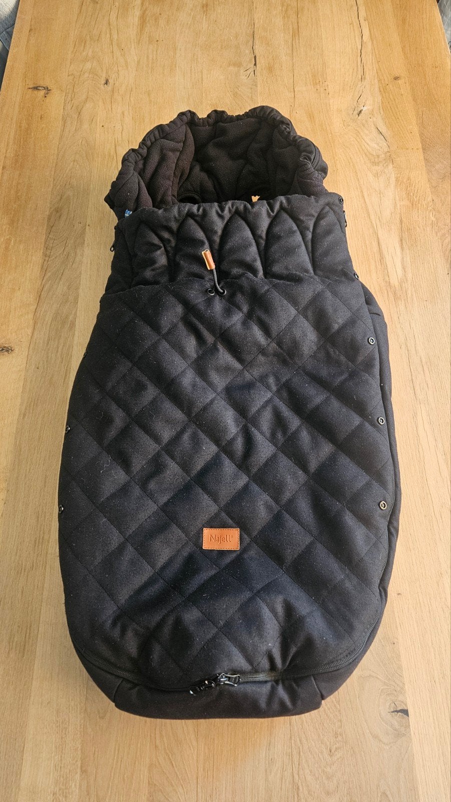 Nette Bugaboo fox all black zwart met accessoires, Ophalen, Zo goed als nieuw, Bugaboo