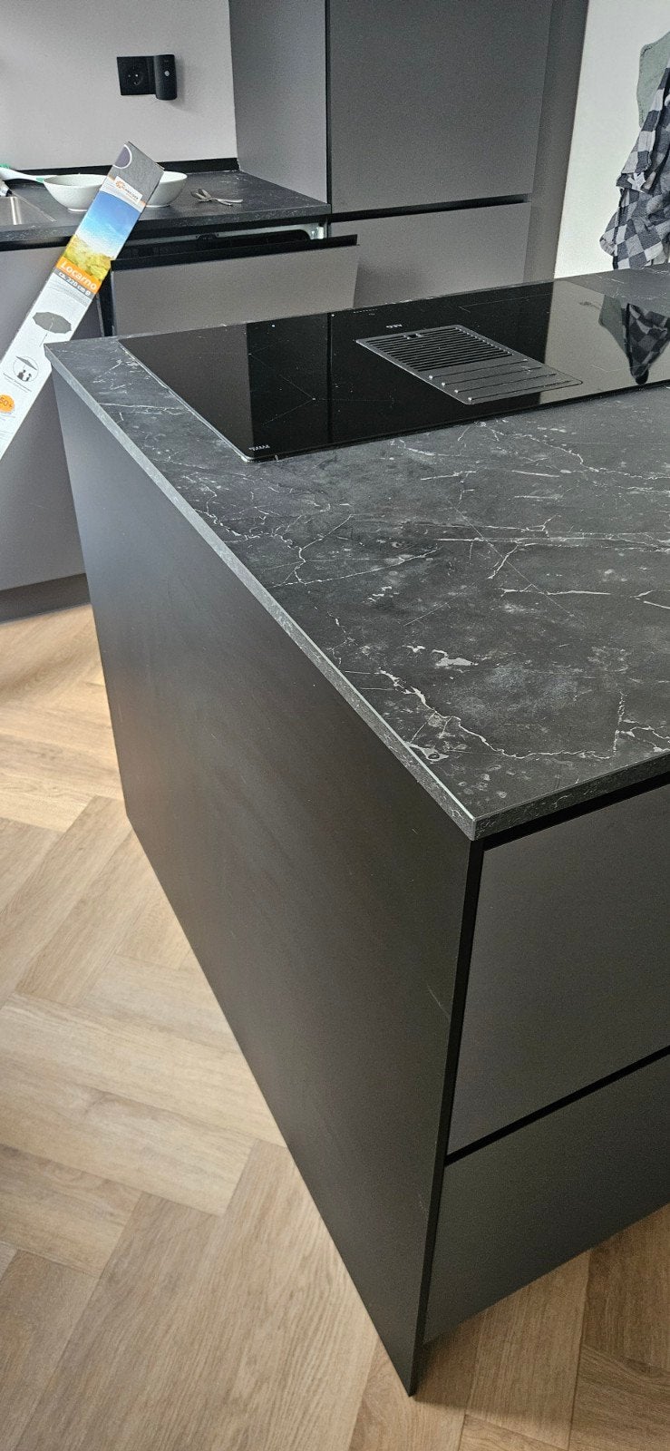 Keuken wrappen, Ophalen, Eikenhout, Minder dan 100 cm