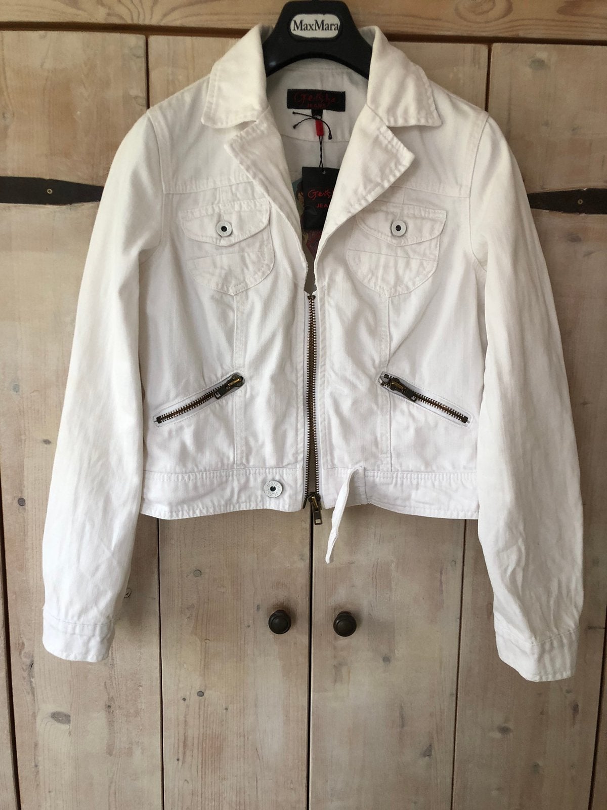 Geisha jeans jasje-maat M-NIEUW, Maat 38/40 (M), Wit, Nieuw, Ophalen of Verzenden