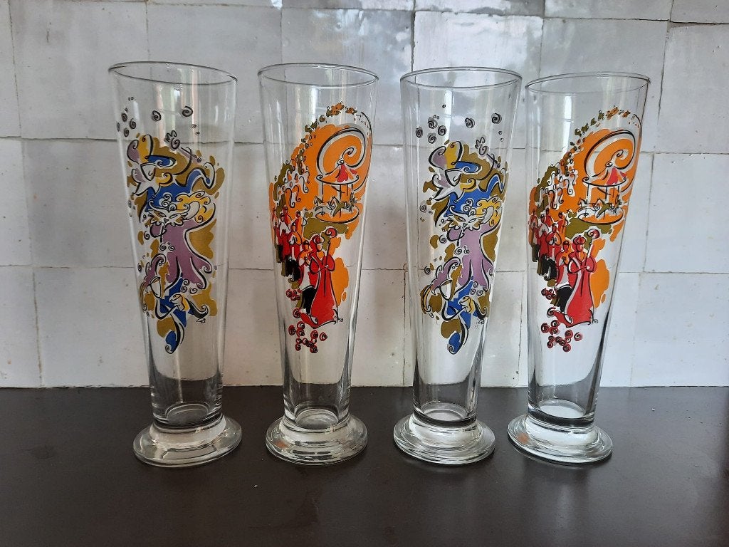 ALFA design collection glazen, Ophalen of Verzenden, Zo goed als nieuw, Bierglas