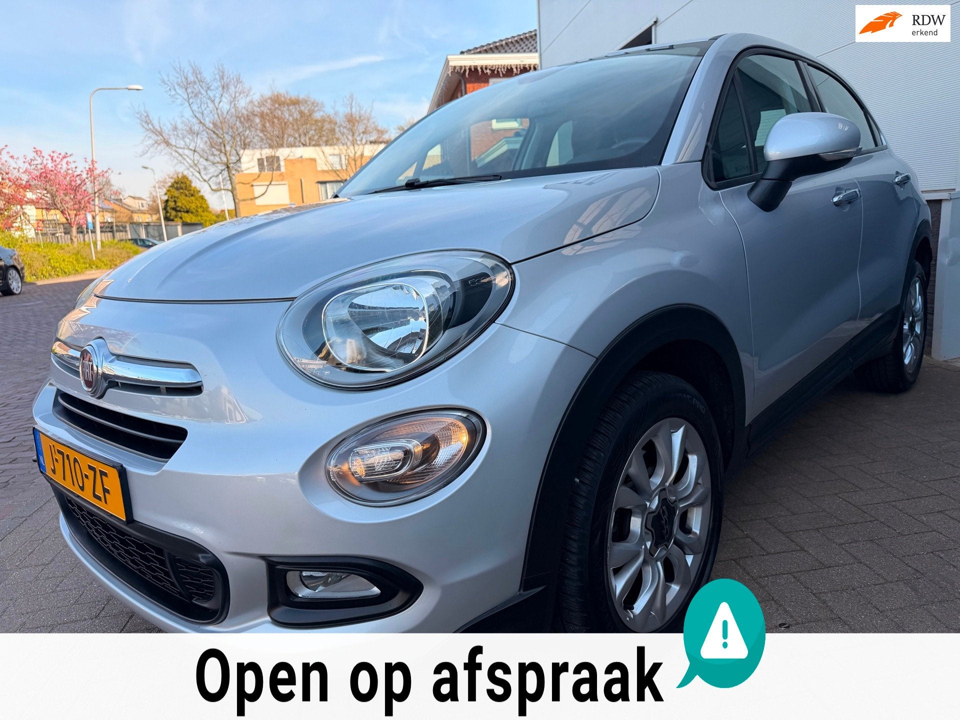 Fiat 500 X 1.6 PopStar/Navi/Keyless/Cruise-c/Climate-c/Pdc/B, Auto's, Voorwielaandrijving, Gebruikt, Euro 6, 4 cilinders