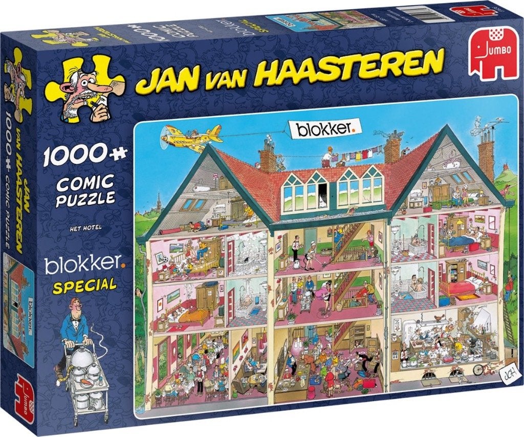 Jan van Haasteren Het Hotel Special Blokker 1000 stukjes, Ophalen of Verzenden, 500 t/m 1500 stukjes, Nieuw, Legpuzzel