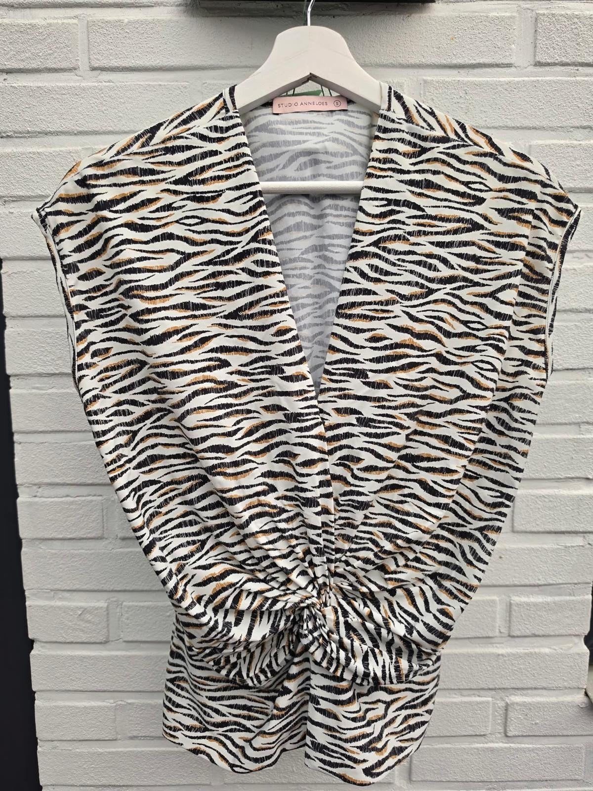 Studio Anneloes top met zebraprint, Studio Anneloes, Meerkleurig, Ophalen of Verzenden, Zo goed als nieuw