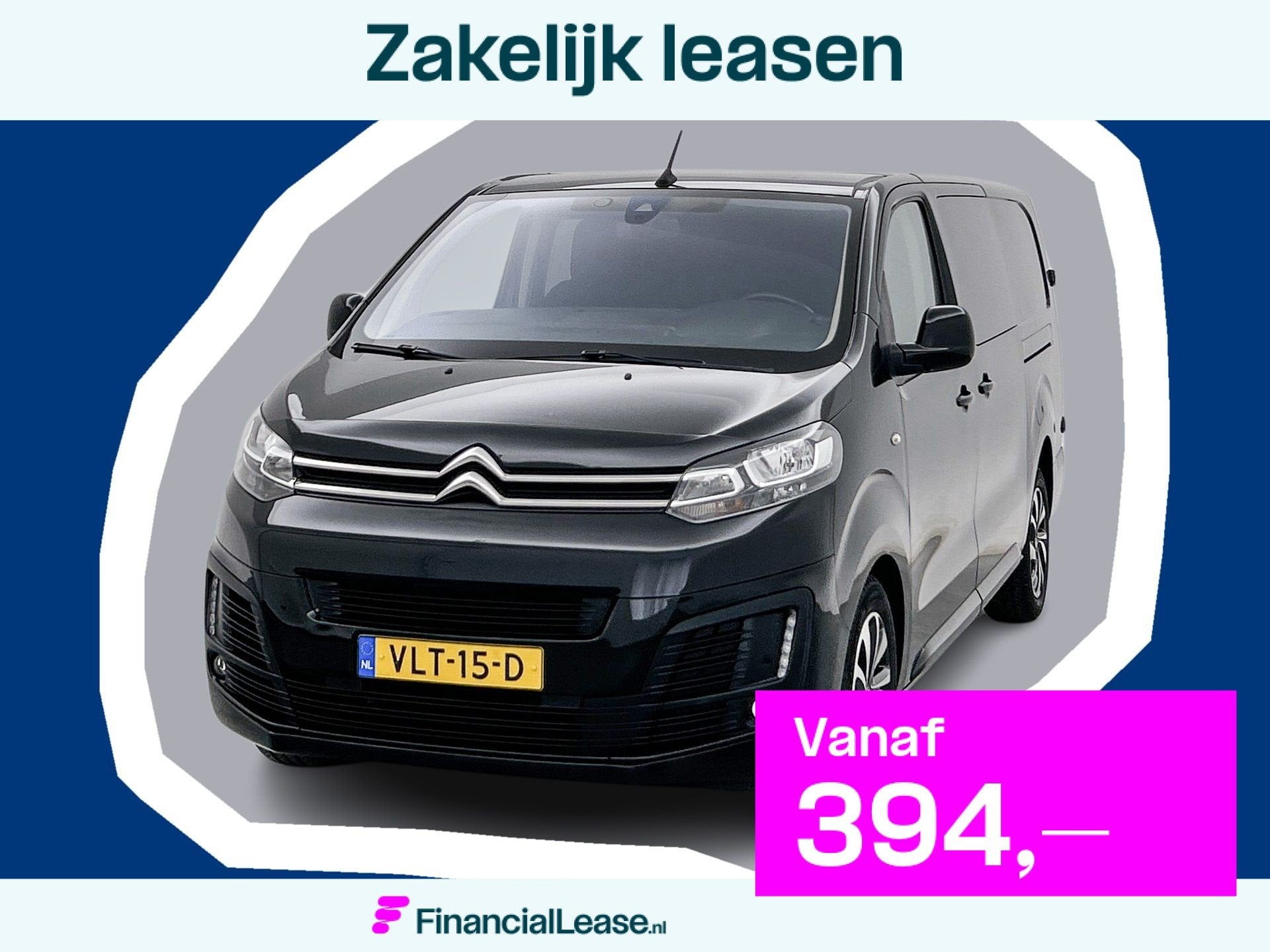 Citroën Jumpy 2.0 BlueHDI 120 XL Driver DC Schuifdeur L+R D, Stof, Gebruikt, 4 cilinders, Origineel Nederlands