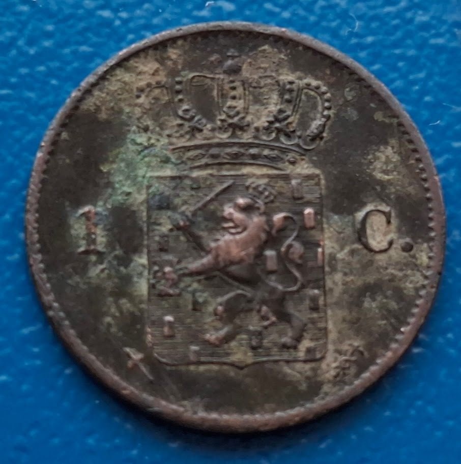 Nederland 1 cent 1870 - Willem III, Ophalen of Verzenden, Koning Willem III, 1 cent, Losse munt