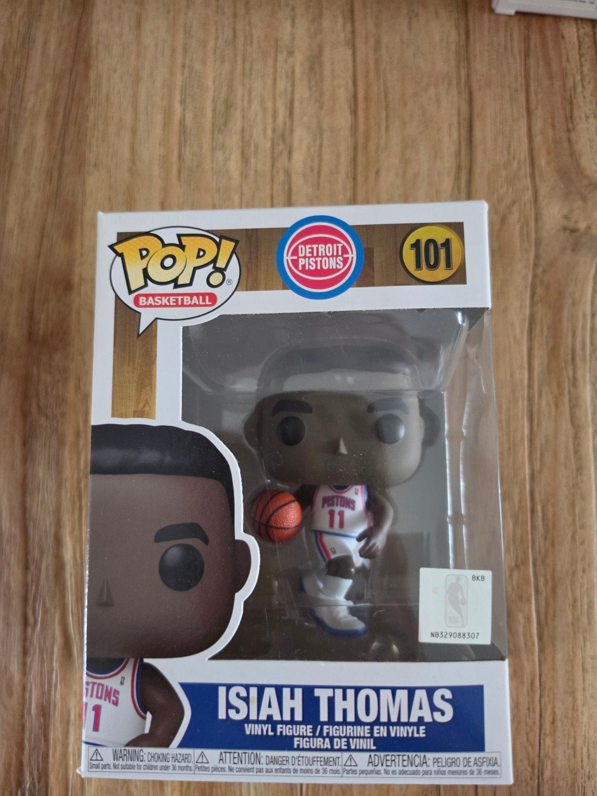 Funko Pop! Isiah Thomas Detroit Pistons #101 NBA Basketball, Ophalen of Verzenden, Nieuw
