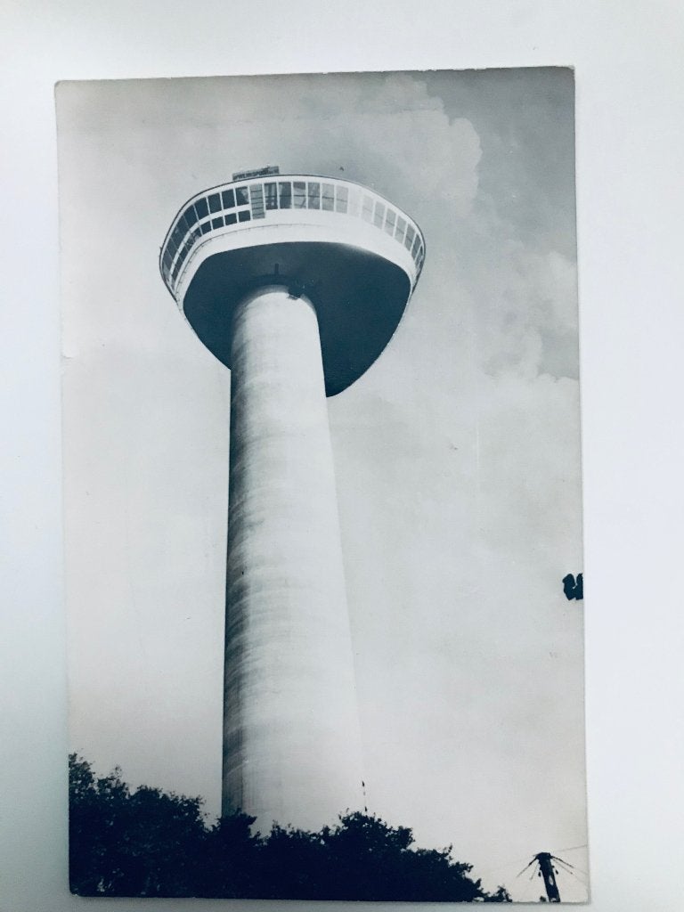 Oude ansichtkaarten Euromast Rotterdam en Kerk Hoogmade, Ophalen of Verzenden, 1940 tot 1960, Ongelopen, Zuid-Holland