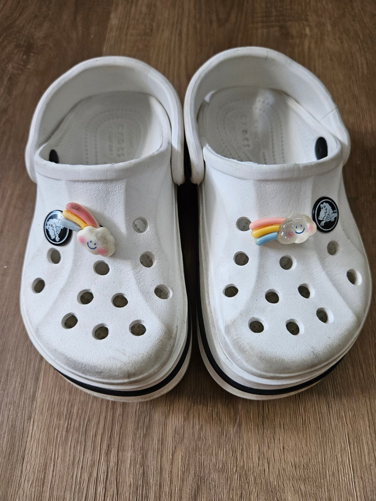 Witte Crocs voor kinderen, maat 24-25, Kinderen en Baby's, Gebruikt, Crocs, Jongen of Meisje, Schoenen