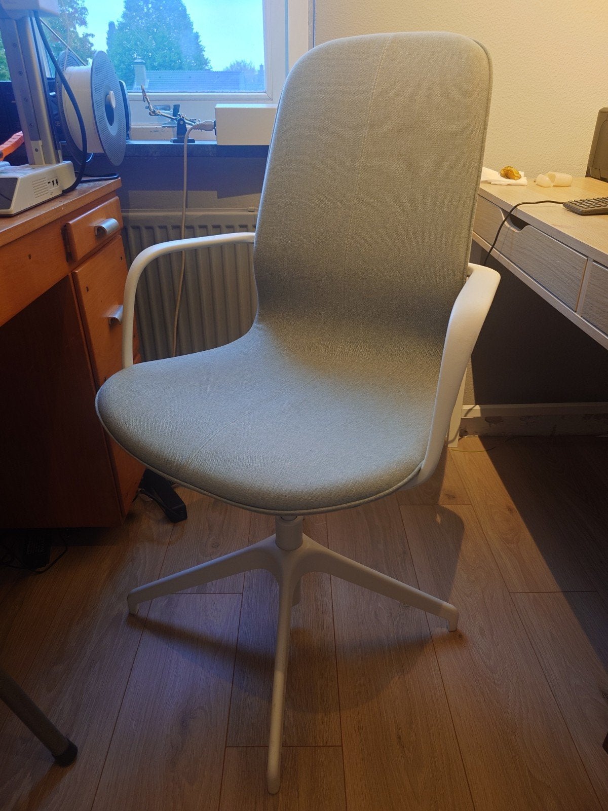 Ikea Langfjall bureaustoel, Ophalen, Zo goed als nieuw, Wit