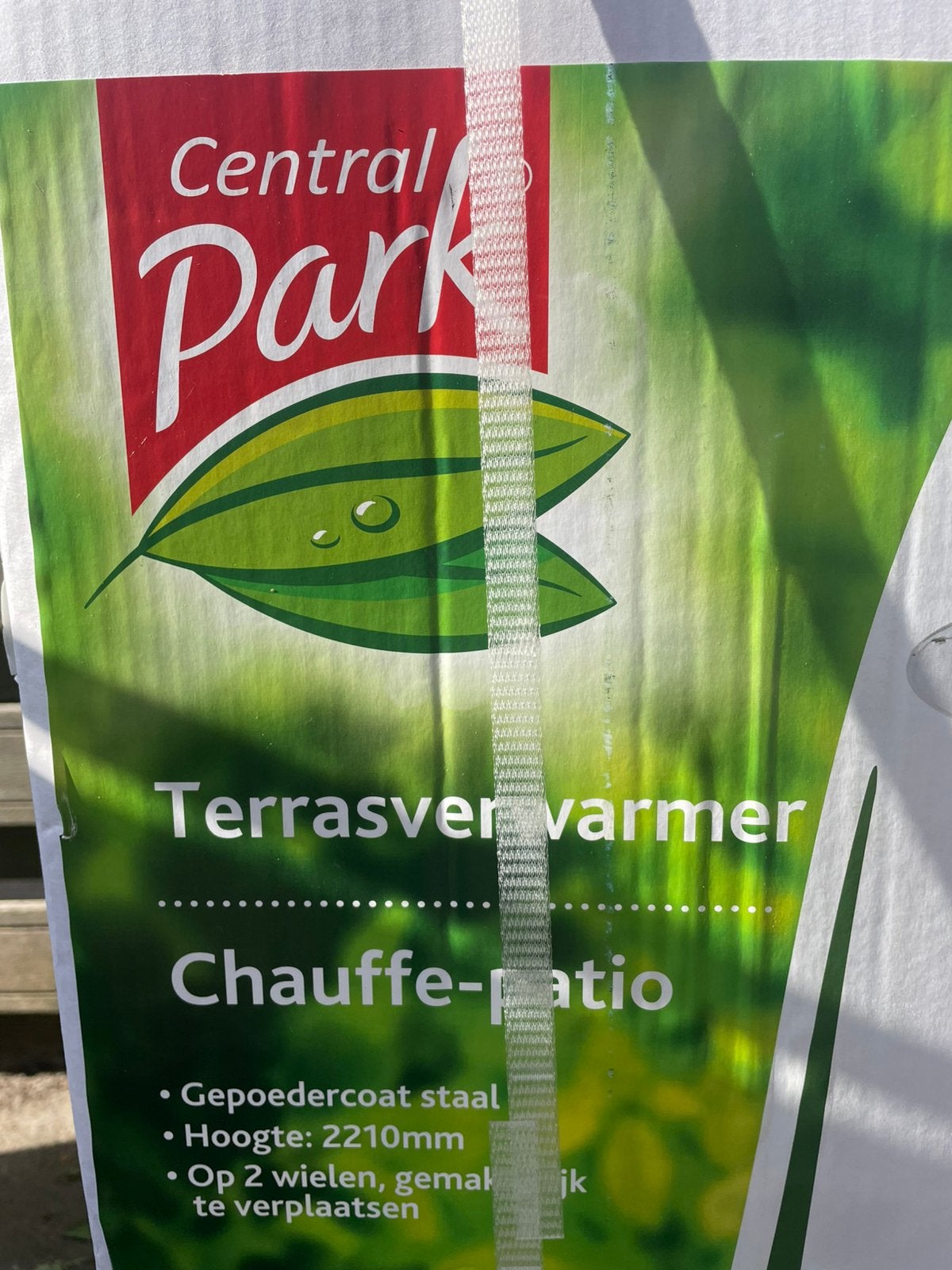 NIEUW IN DOOS gas TERRAS HEATER GROOT, Ophalen, Nieuw, Waterbestendig, Vloer