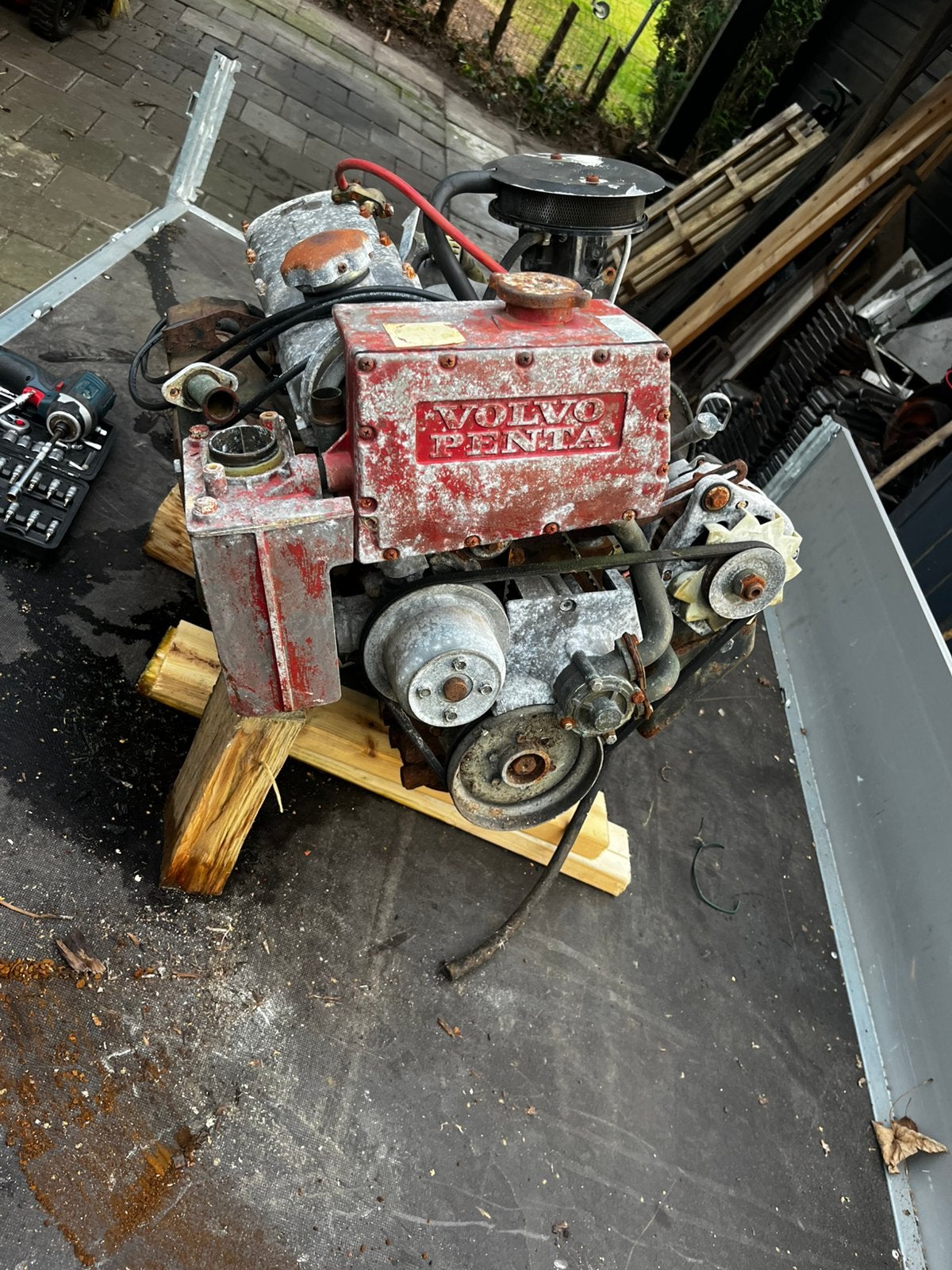 Volvo penta aq125b in onderdelen, Ophalen of Verzenden, Gebruikt, Motor en Techniek, Motorboot