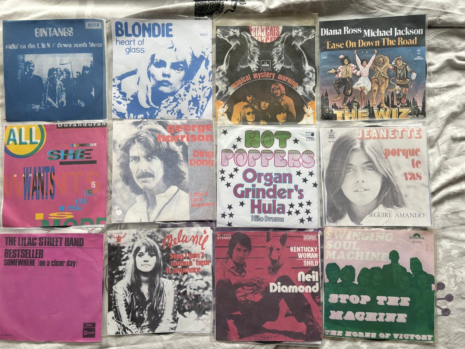 Diverse 7 inch singles - Pop, Rock (zelf geprinte hoes), Cd's en Dvd's, Vinyl Singles, Gebruikt, 7 inch, Ophalen of Verzenden