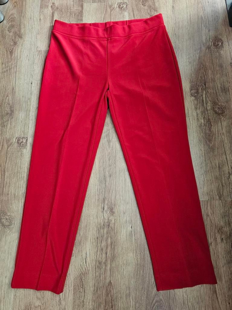 JOSEPH RIBKOFF; MOOIE RODE BROEK 44 NU € 25,-, Kleding | Dames, Broeken en Pantalons, Maat 42/44 (L), Ophalen of Verzenden, Zo goed als nieuw