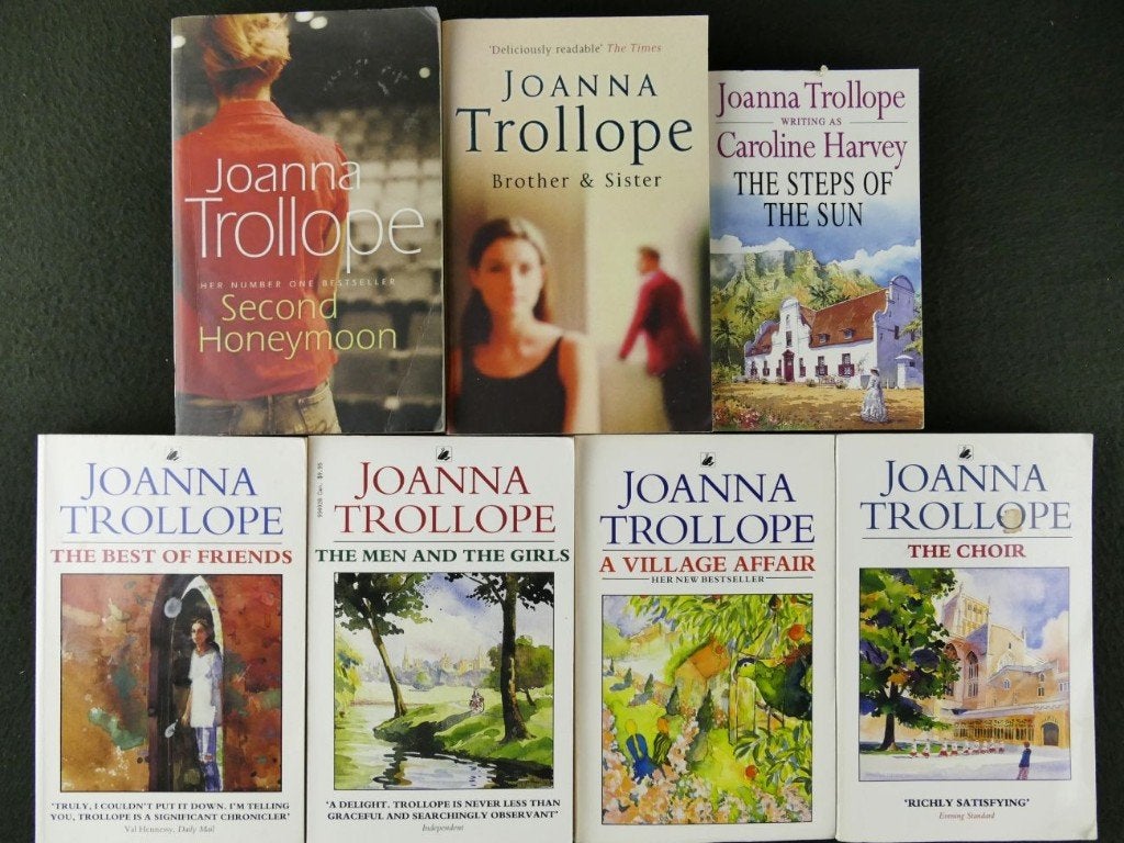 7x Boeken van Joanna Trollope (1988-2006), Ophalen of Verzenden, Gelezen, Joanna Trollope