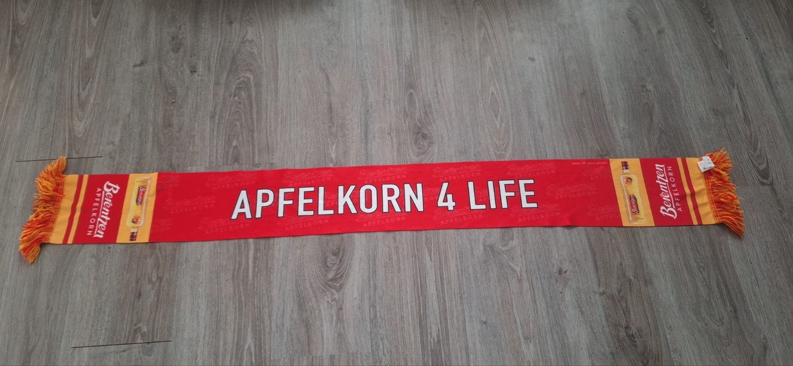 Berentzen Apfelkorn sjaal (21726), Verzamelen, Merken en Reclamevoorwerpen, Gebruiksvoorwerp, Eu, ., Ophalen of Verzenden