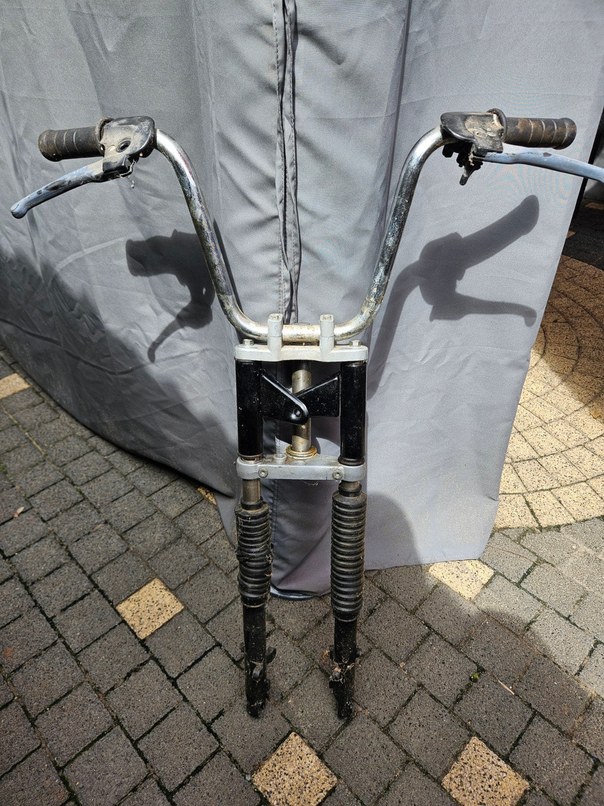 Voorvork Vespa Piaggio Si Sitta Rebel (eigenbouw), Fietsen en Brommers, Brommeronderdelen | Scooters, Ophalen of Verzenden, Gebruikt