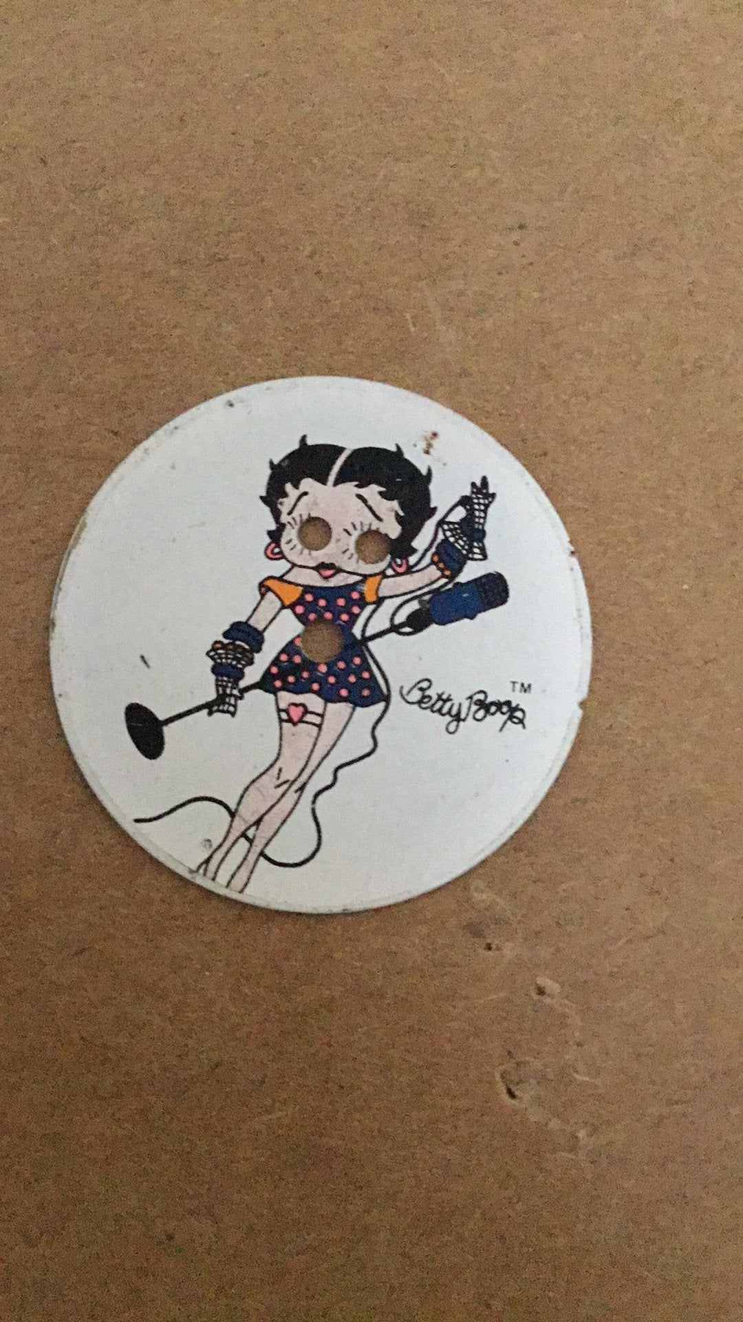 Wijzerplaat Betty Boop, Ophalen, Gebruikt
