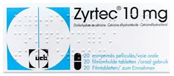 Zyrtec tabletten, Ophalen, Nieuw, Overige typen