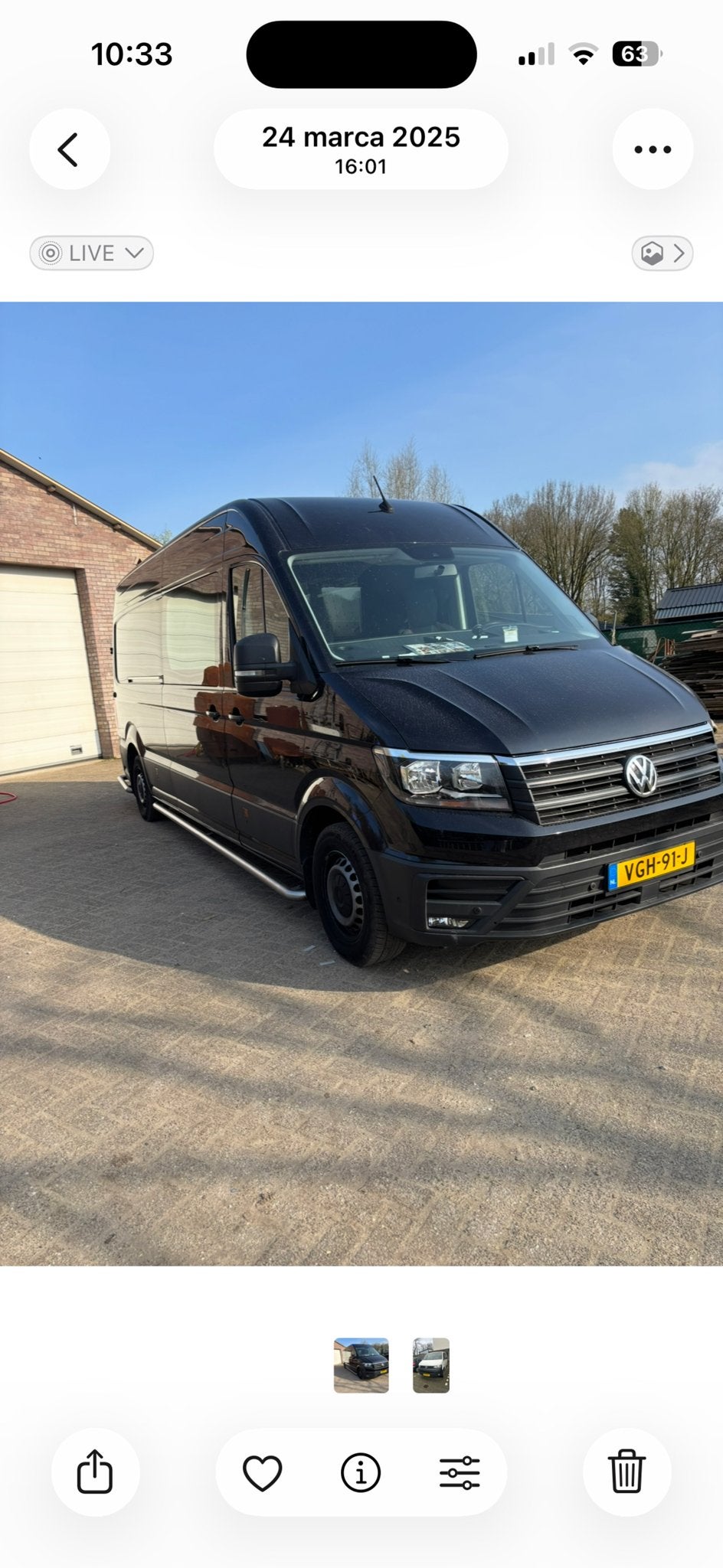 Volkswagen Crafter PC 2.0 TDI 102pk L4 449/3500 FWD 2020, Auto's, Bestelauto's, 4 cilinders, Volkswagen, Zwart, 2053 kg