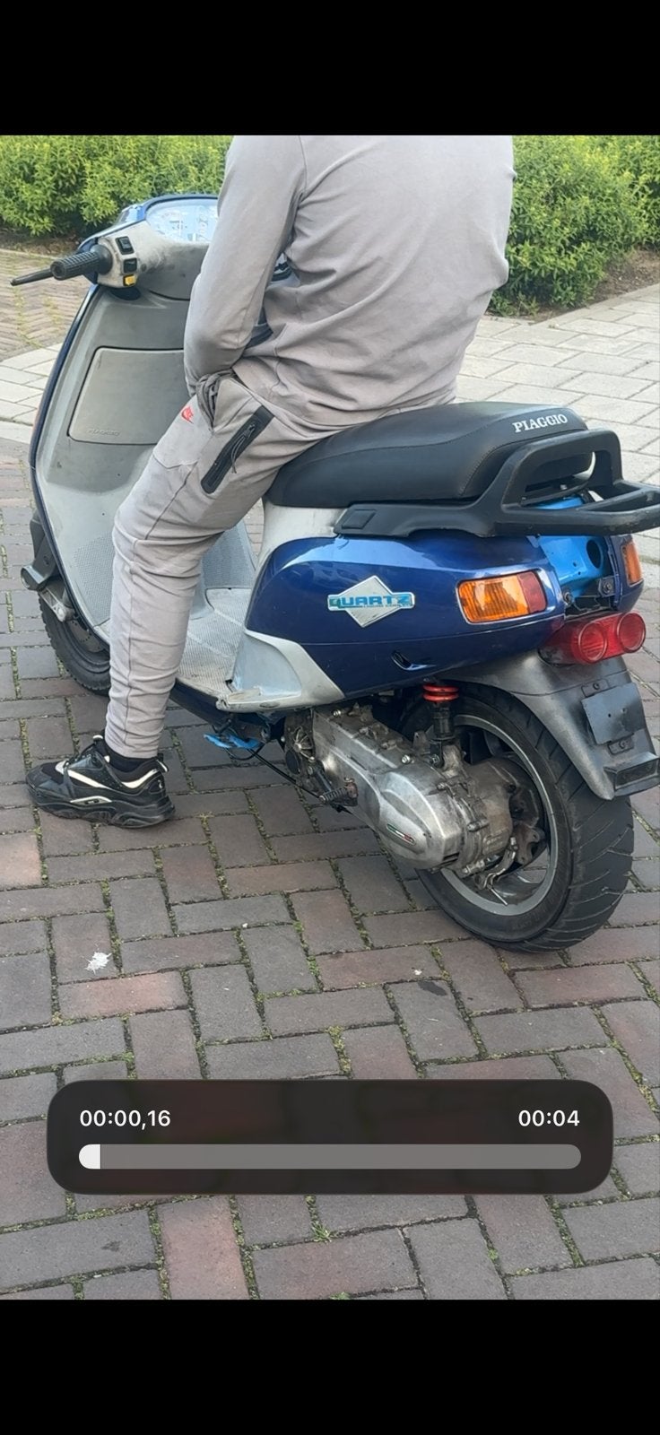 Piaggio Quartz frame zonder blok - Te koop/ruil, Fietsen en Brommers, Ophalen, Gebruikt, Overige modellen