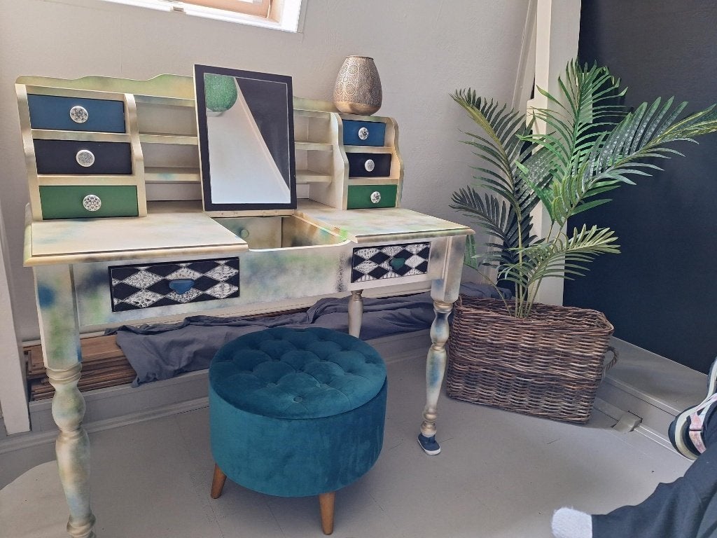 Make-up/ bureau tafel nieuw gepimt!!, Ophalen, 100 tot 150 cm, 100 tot 150 cm, Zo goed als nieuw