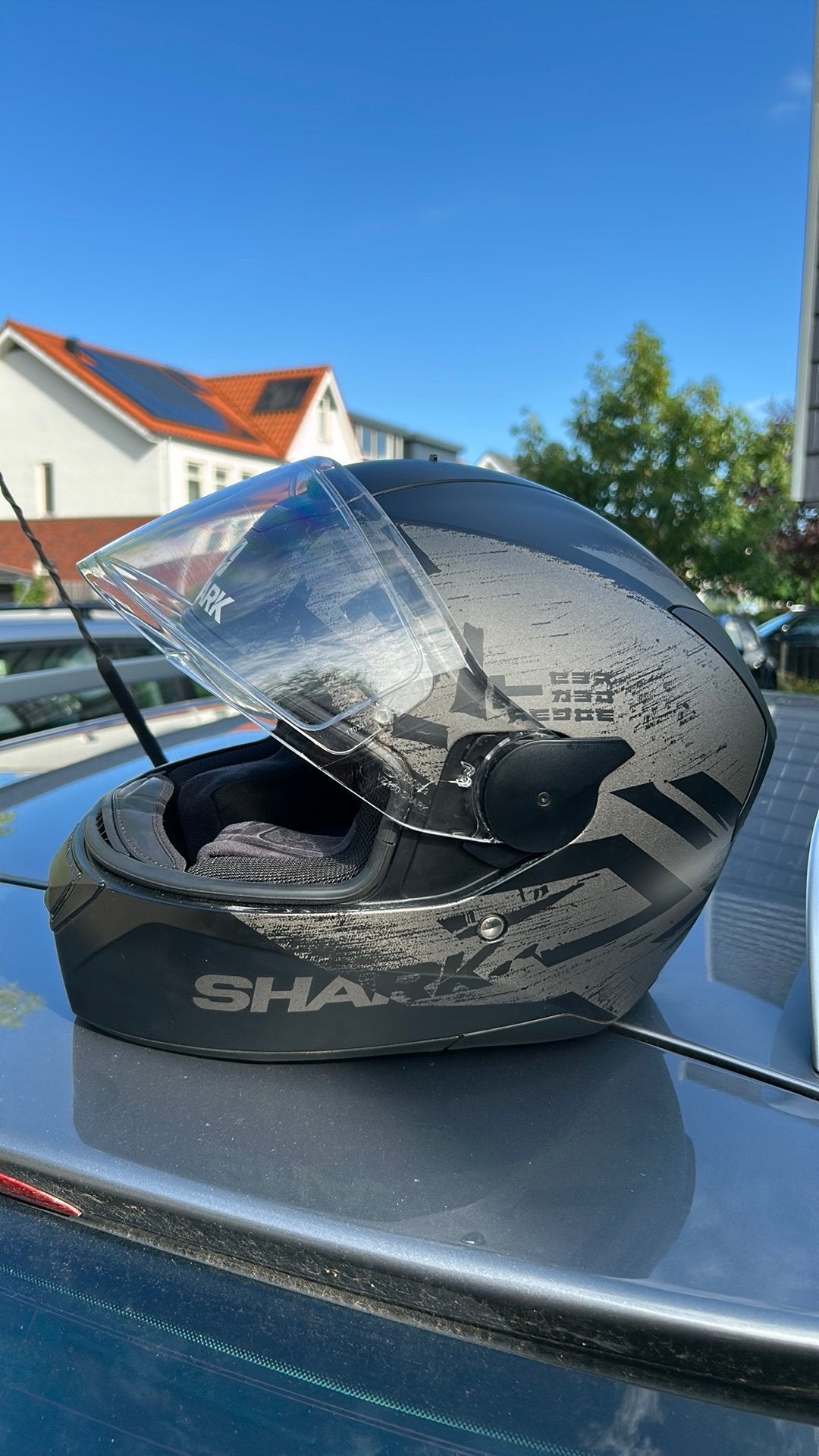 Shark D-Skwal Hiwo maat S, Motoren, Shark, Ophalen of Verzenden, Integraalhelm, S