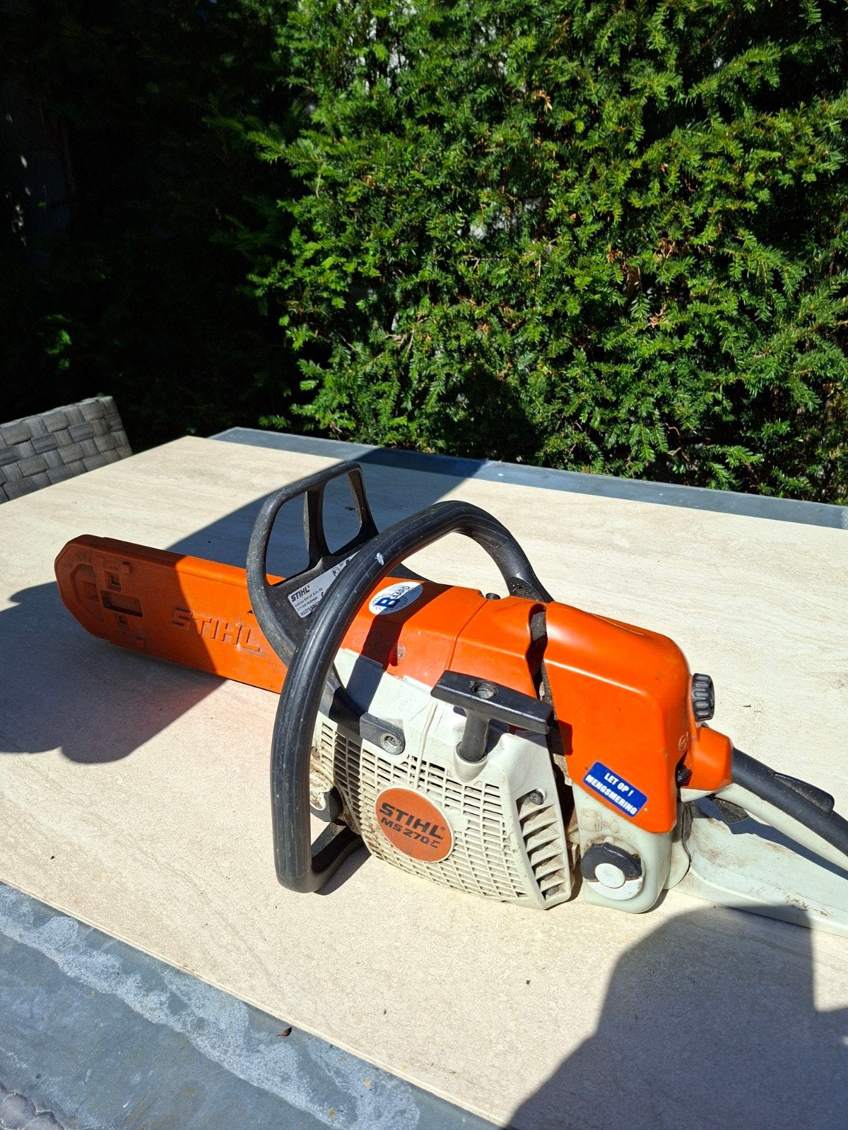 Stihl ketting zaag te koop., Ophalen, Gebruikt