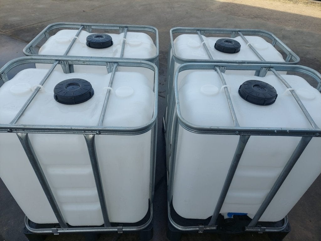 Te koop 5 stuks ibc container 300 liter vaten schoon, Tuin en Terras, Kunststof, Met kraantje, 150 liter of meer, Nieuw